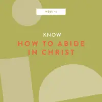 BONUS: How to Abide in Christ